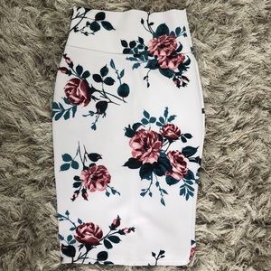 Floral Pencil Skirt